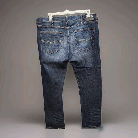 Signature Levi's Strauss S51 Straight Fit Blue Jeans 40 × 32 - Picture 4 of 7